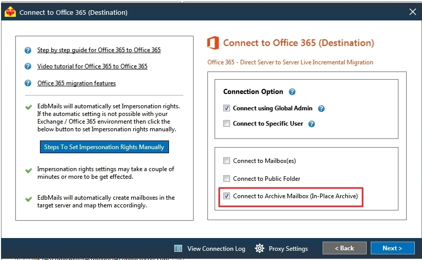 Connect to Office 365