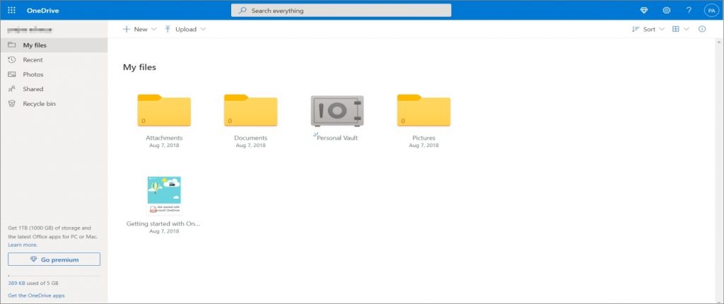 onedrive install