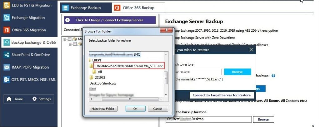 Select Backup File