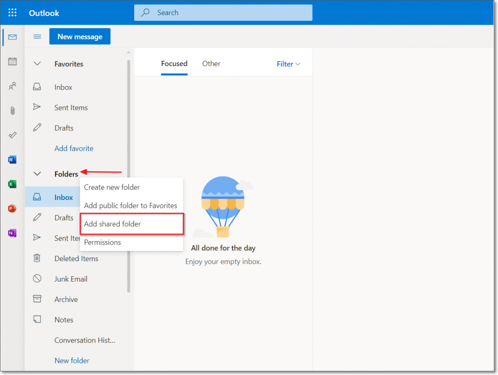 How To Give Access To Shared Folder In Outlook