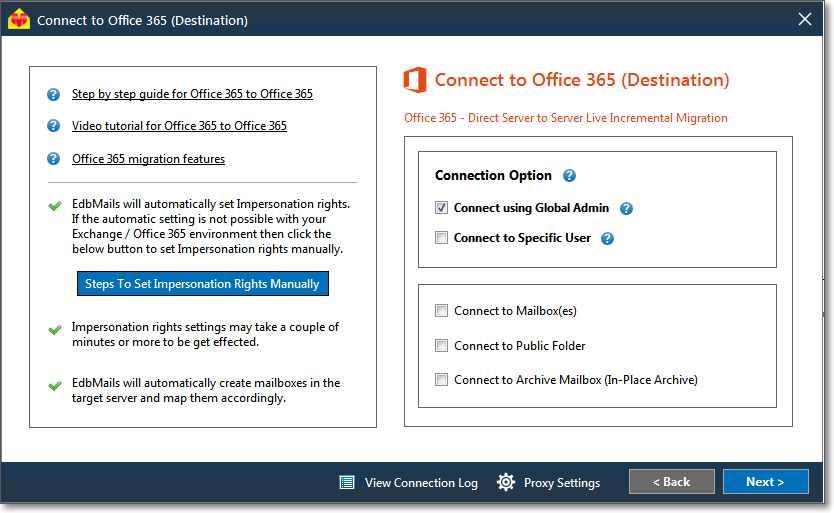 Connect to Office 365