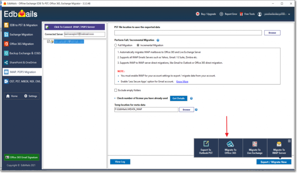 Zimbra to Office 365 Migration