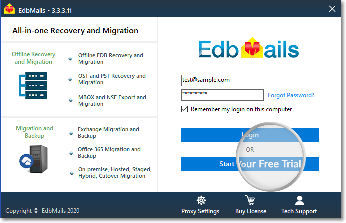 EdbMails Login