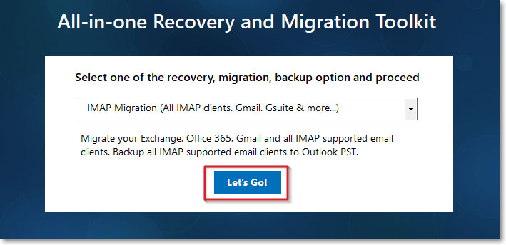 IMAP migration to backup Gmail data